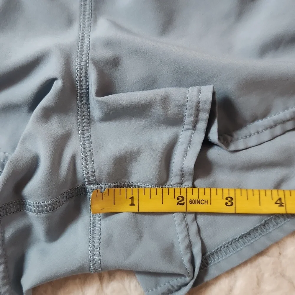 Vuori Women's Athletic Shorts - Light Gray - Picture 12 of 13
